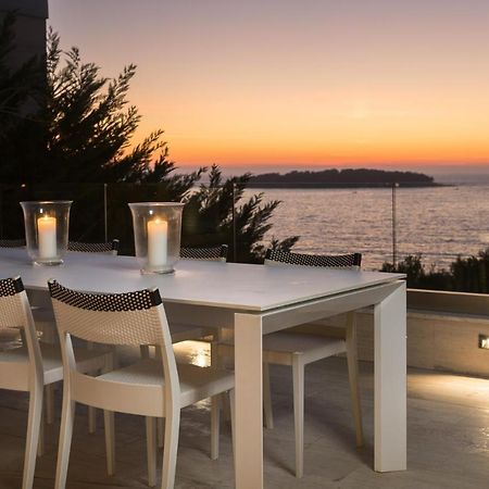 Luxury Seafront Villa Primosten Glamour With Private Pool, Sauna And Gym At The Beach In פרימוסטן מראה חיצוני תמונה