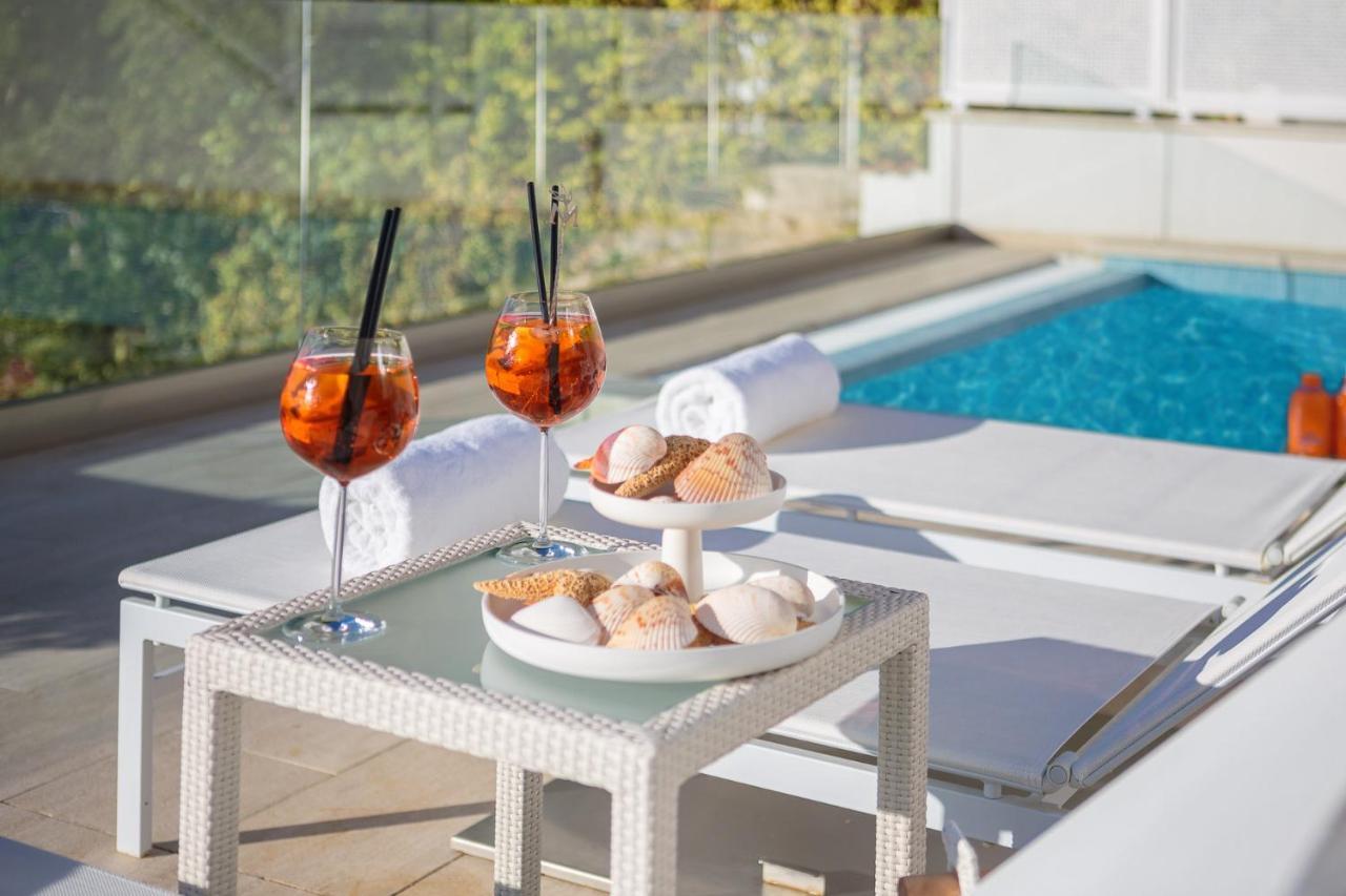 Luxury Seafront Villa Primosten Glamour With Private Pool, Sauna And Gym At The Beach In פרימוסטן מראה חיצוני תמונה