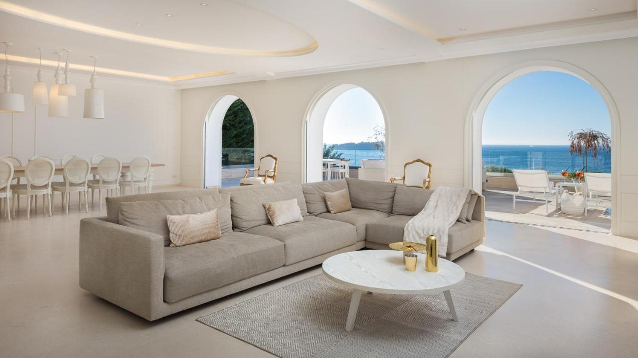 Luxury Seafront Villa Primosten Glamour With Private Pool, Sauna And Gym At The Beach In פרימוסטן מראה חיצוני תמונה