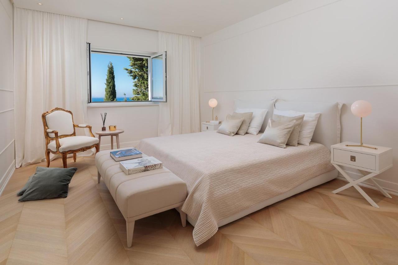 Luxury Seafront Villa Primosten Glamour With Private Pool, Sauna And Gym At The Beach In פרימוסטן מראה חיצוני תמונה